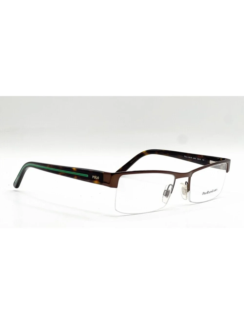 Polo Ralph Lauren Polo 1103-M 9013 Brown Authentic Eyeglasses 53-18-140